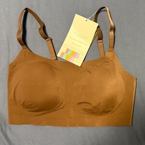 True & Co. Tan Seamless Bralette